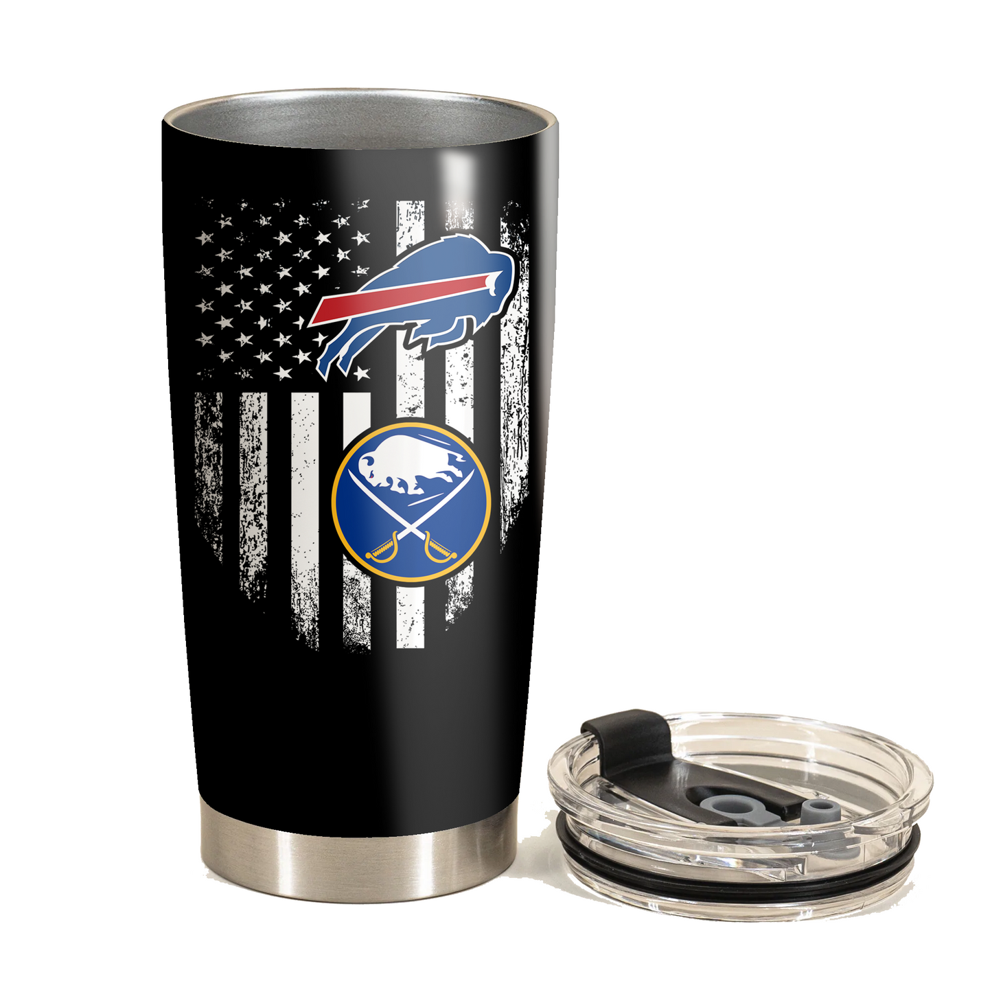 Just An Old Man Who Loves His Buffalo B And Buffalo SBR Tumbler - Father's Day Gift