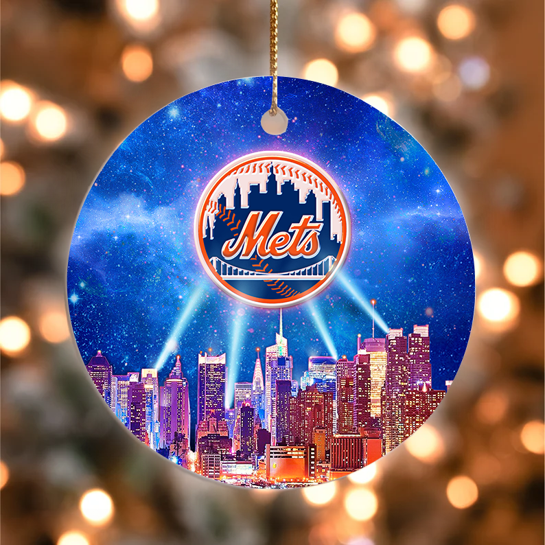 Ceramic Ornament - City Skyline NYM