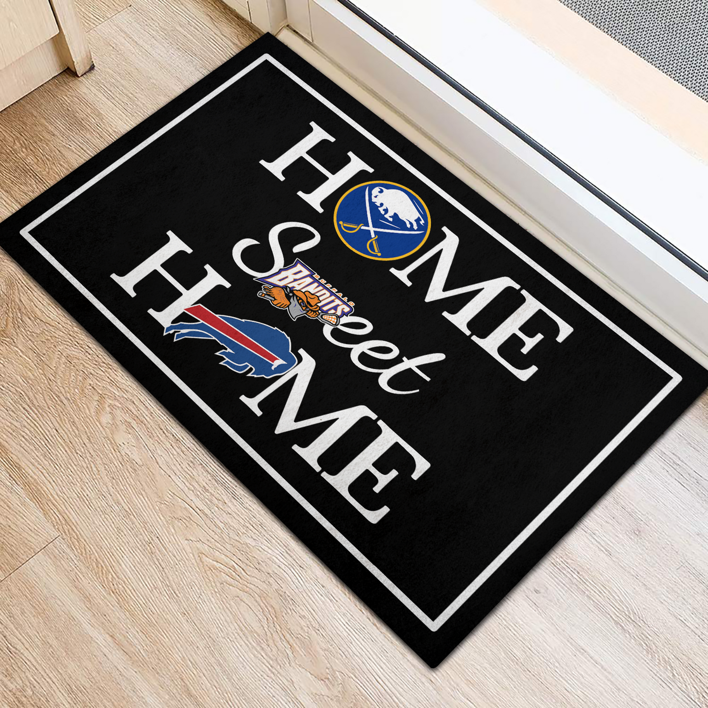 Home Sweet Home - Buffalo B, SB, BD - Anti Slip Indoor Doormat