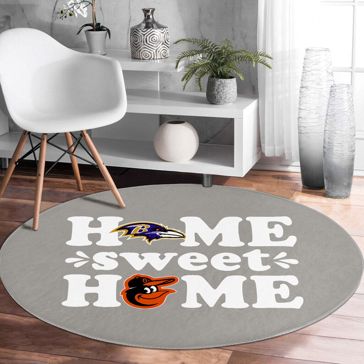 Home Sweet Home Rug - Round Rug - BTMRV, BTMORO
