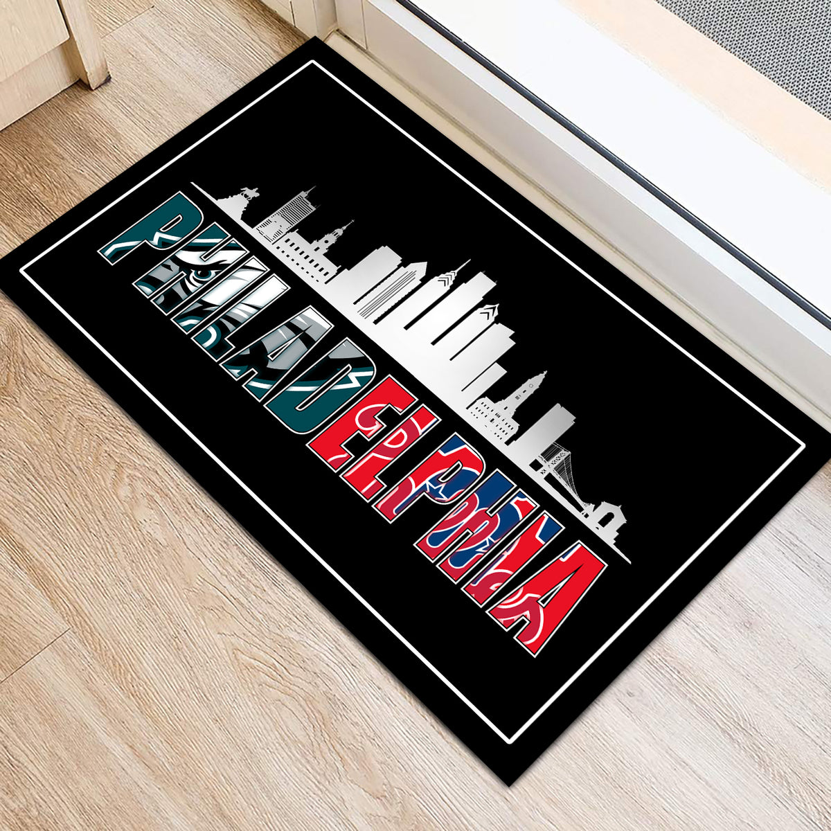 Philadelphia Skyline - Anti Slip Indoor Doormat