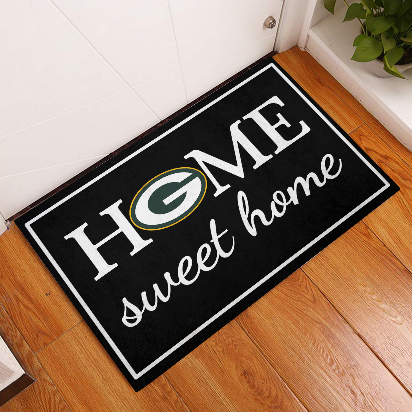 Home Sweet Home - Greenbay PK Football - Anti Slip Indoor Doormat