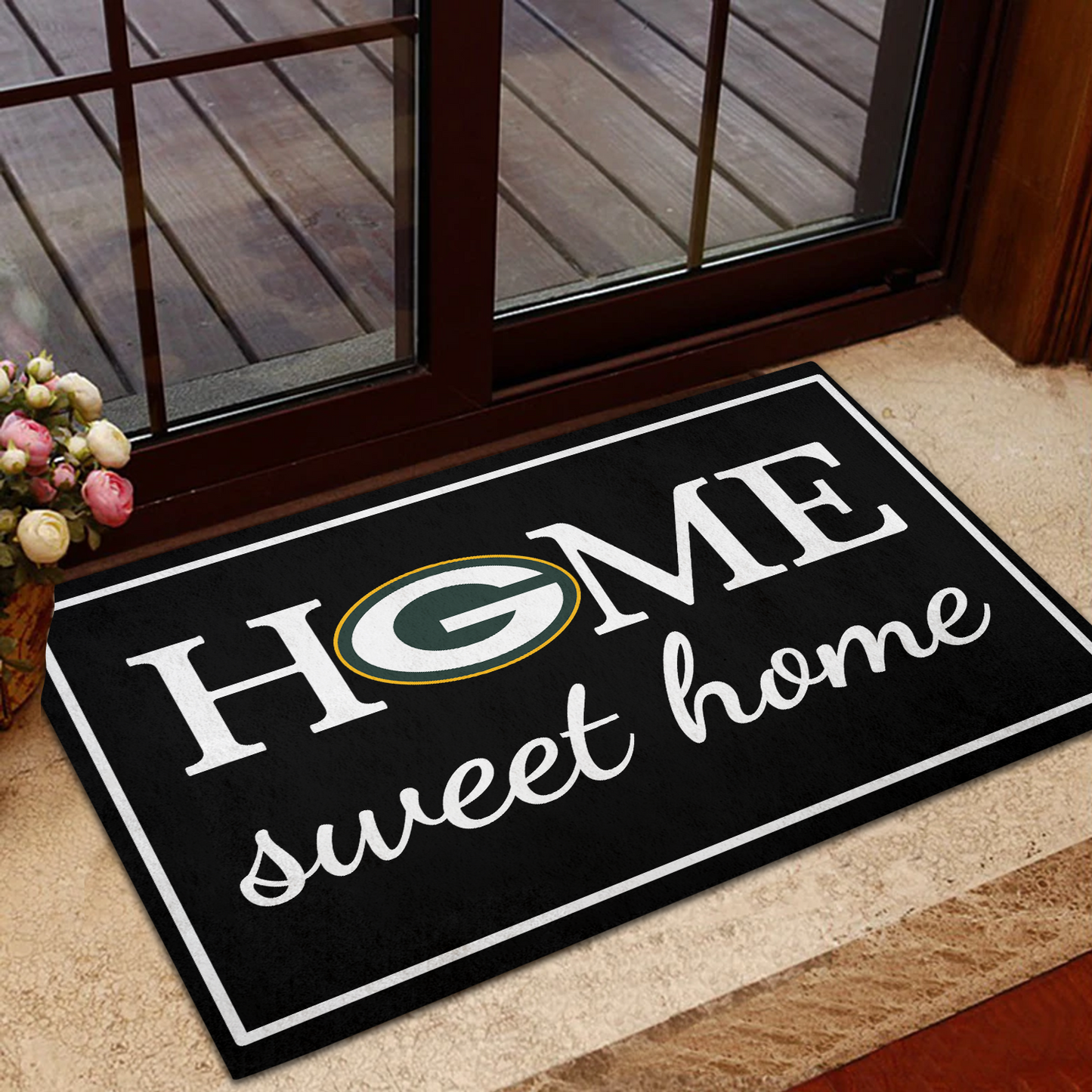 Home Sweet Home - Greenbay PK Football - Anti Slip Indoor Doormat