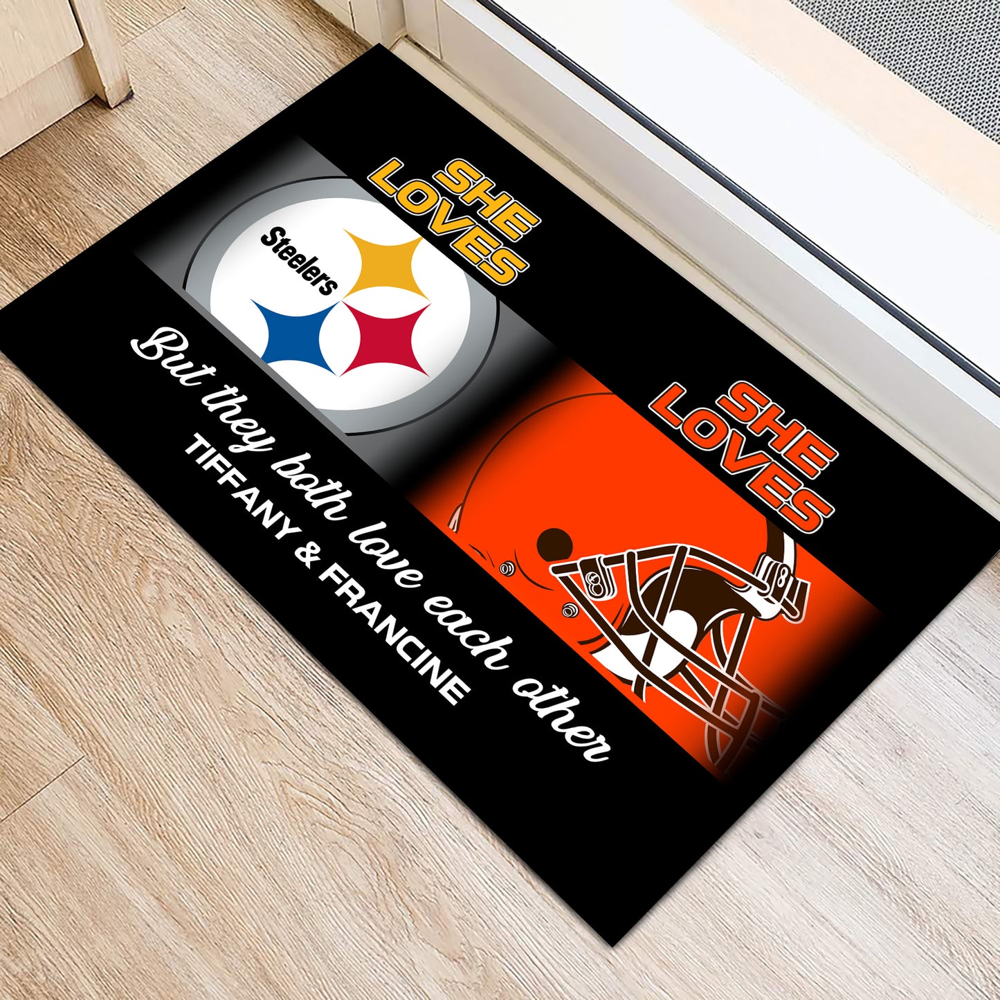Anti Slip Indoor Doormat - Customized Doormat for Tiffany & Francine