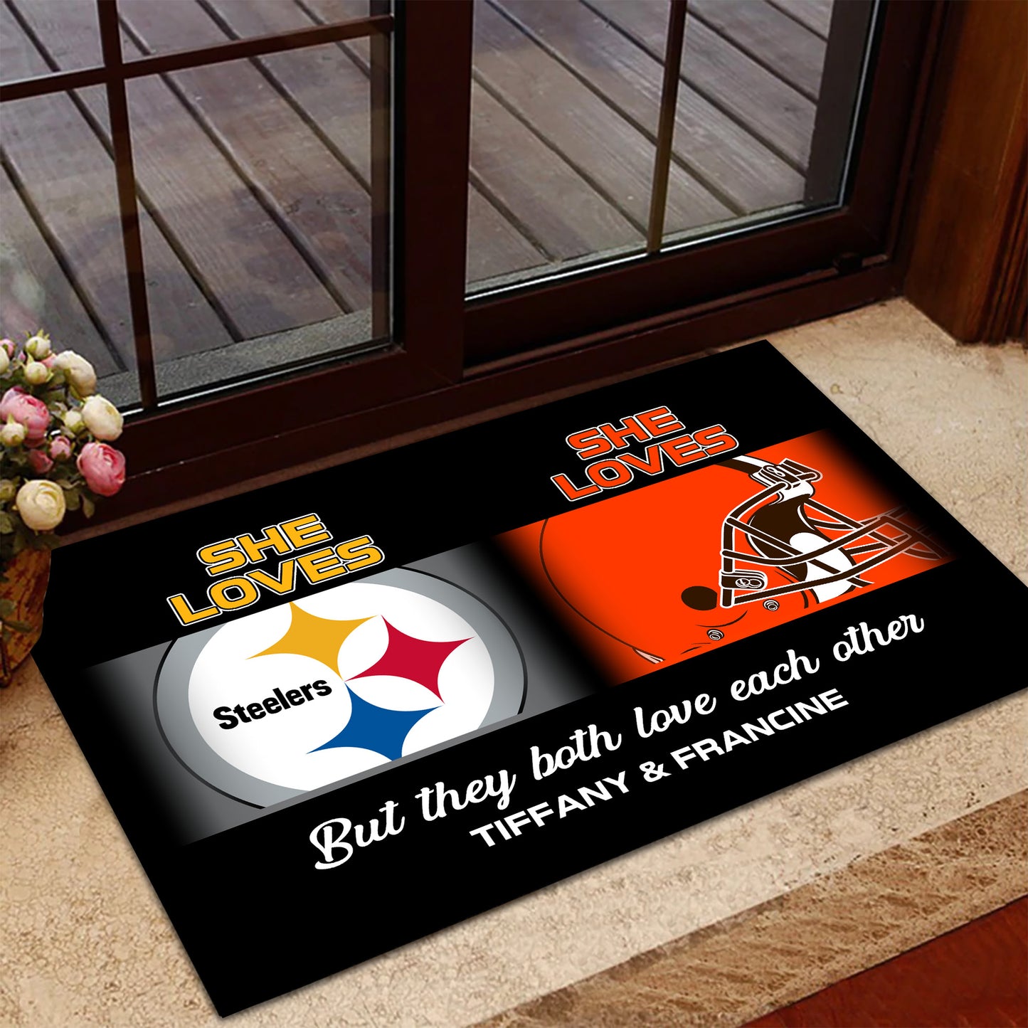 Anti Slip Indoor Doormat - Customized Doormat for Tiffany & Francine
