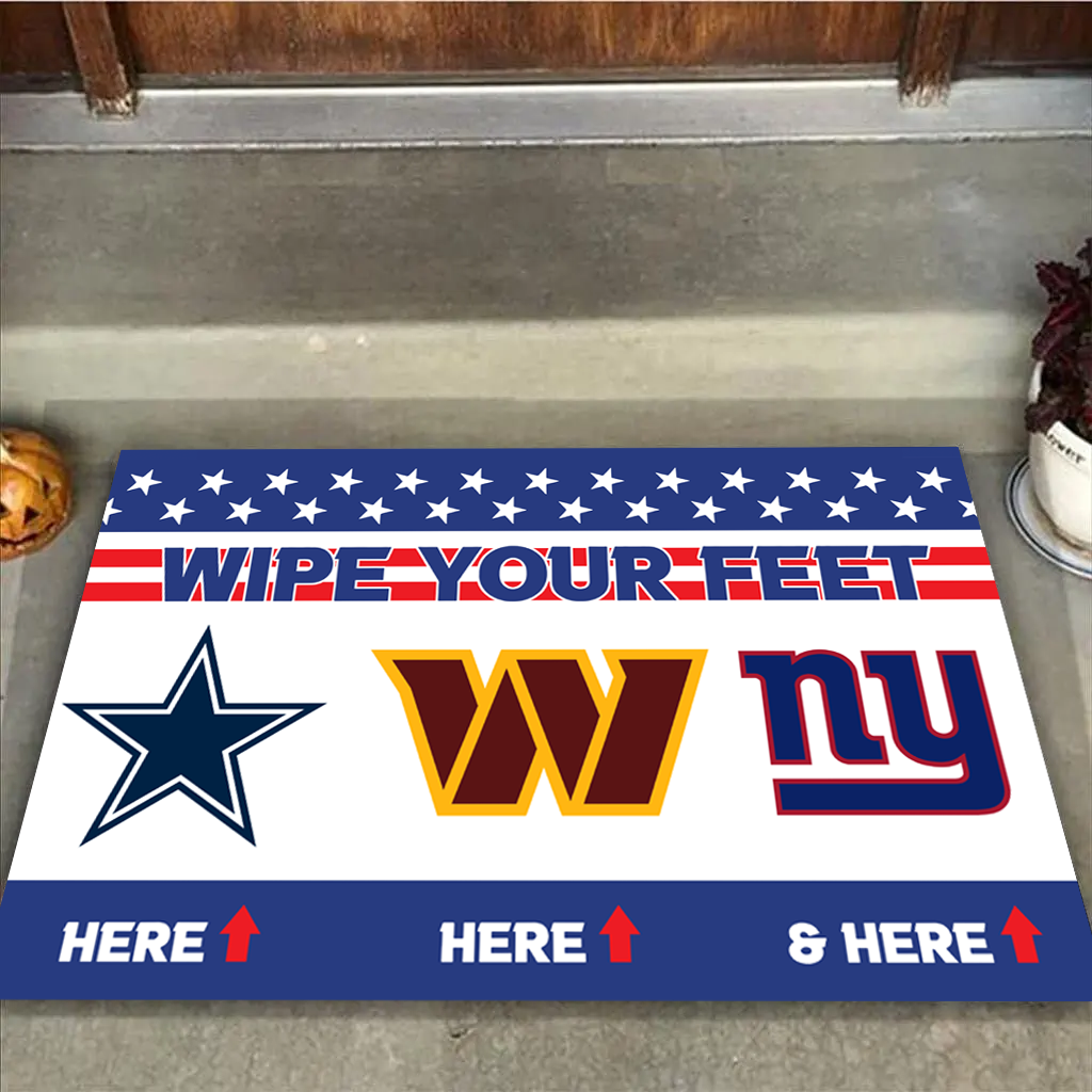 Wipe Your Feet Here - Philadelphia Football Anti-Slip Rubber Doormat