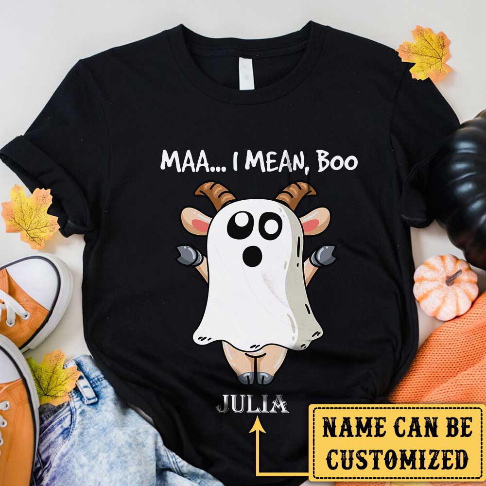 Personalized Maa.. I Mean, Boo Halloween Shirt