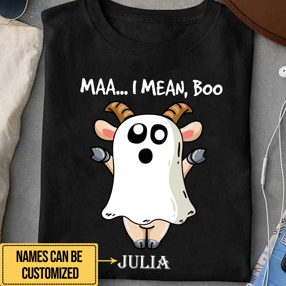 Personalized Maa.. I Mean, Boo Halloween Shirt