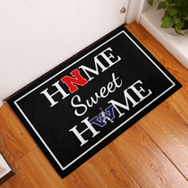 Home Sweet Home - Customized Doormat For Heather Dotson Walzer - Anti Slip Indoor Doormat