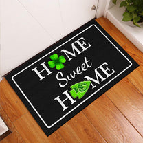 Home Sweet Home - St.Patrick's Day Doormat- Anti Slip Indoor Doormat - KCCE