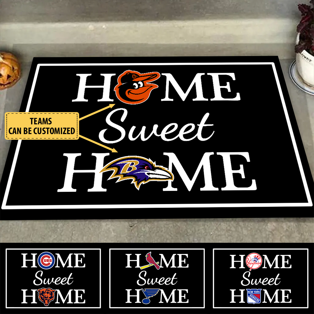 Home Sweet Home Customized Doormat - Anti Slip Indoor Doormat (clt) (v12)