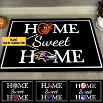 Home Sweet Home Customized Doormat - Anti Slip Indoor Doormat (clt) (v12)