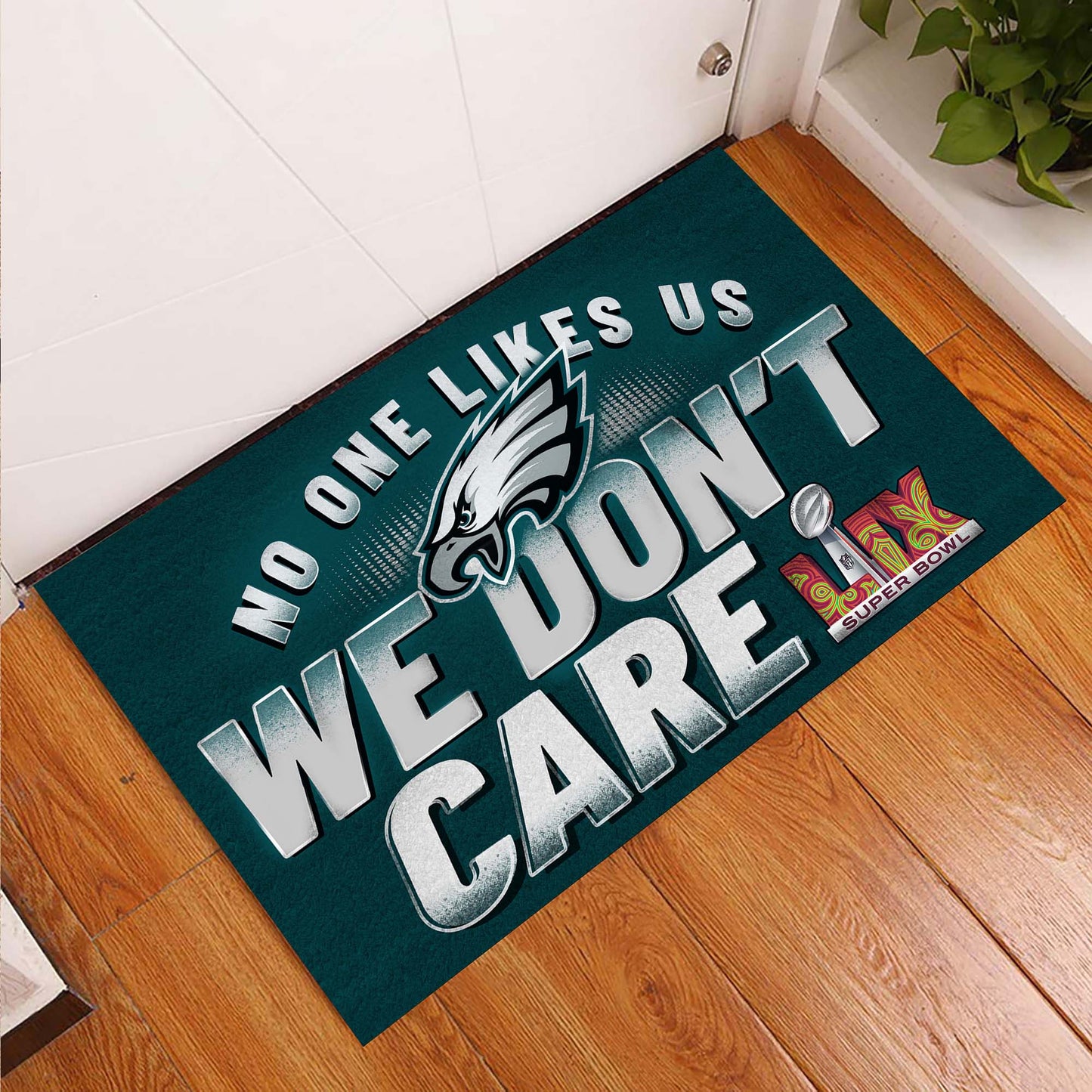 No One Likes Us We Don't Care Doormat - Anti Slip Indoor Doormat - PLDPAEG