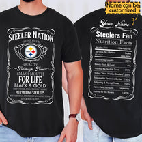 Fan Nutrition Facts Shirt - Customized Shirt - PBST