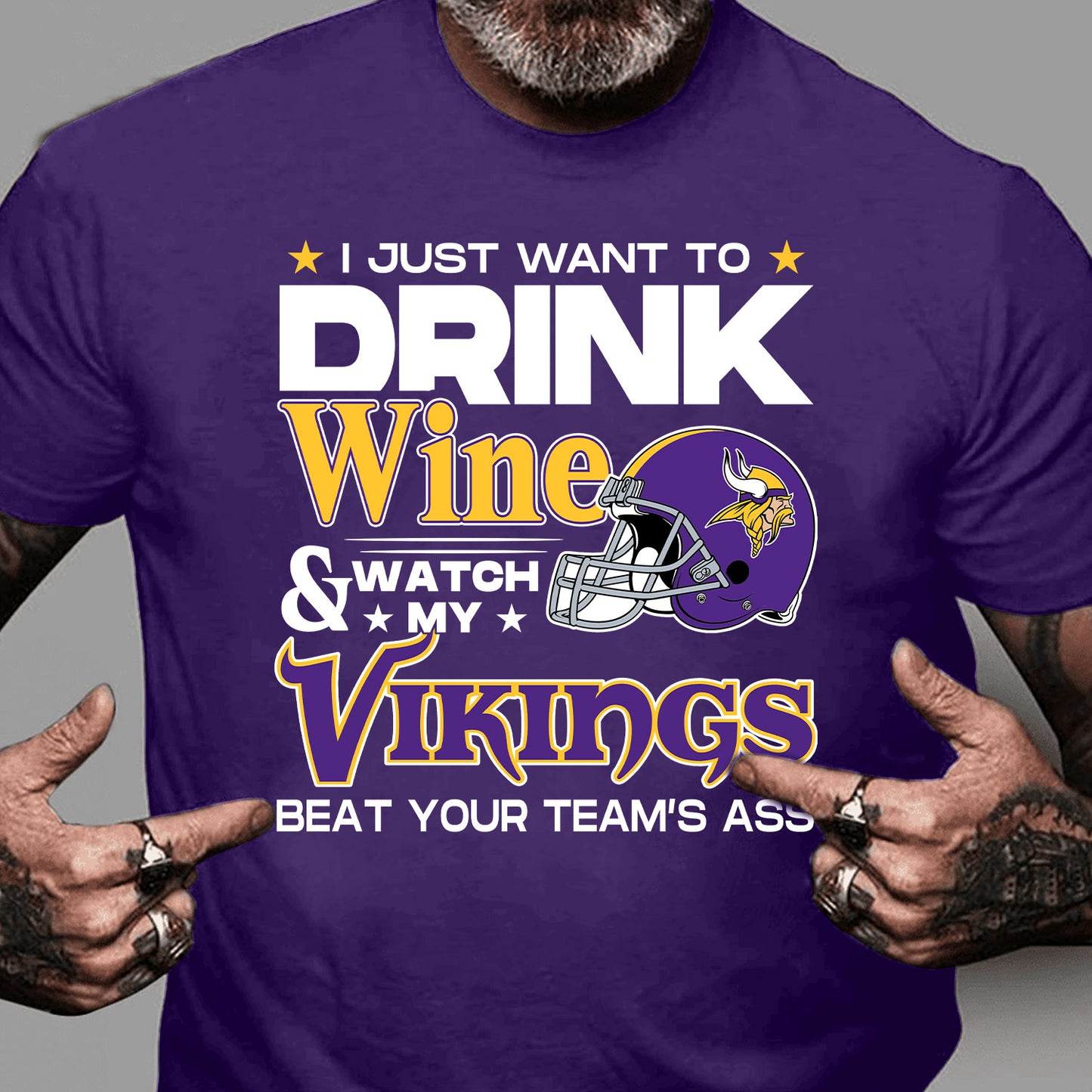 I Just Want To Drink And Watch My Team Shirt - MNSTVK