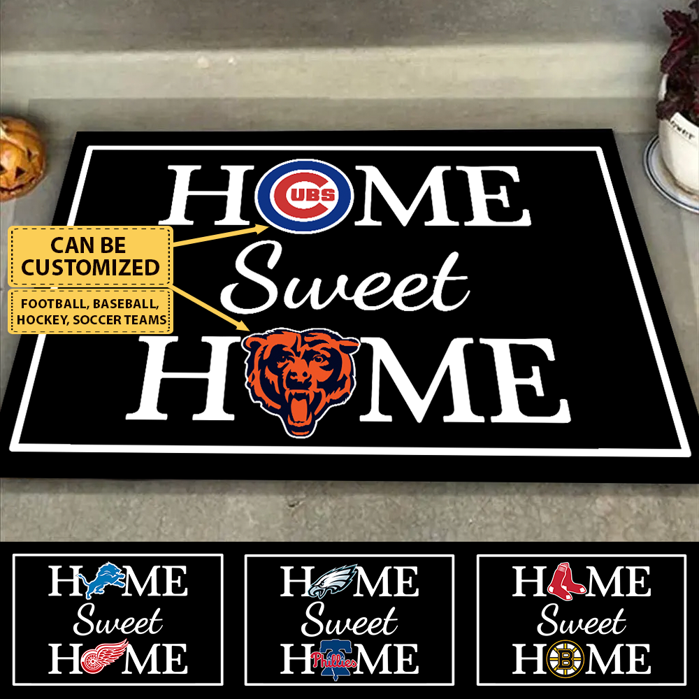 Home Sweet Home - Customized Doormat - Anti Slip Indoor Doormat (Vs14)