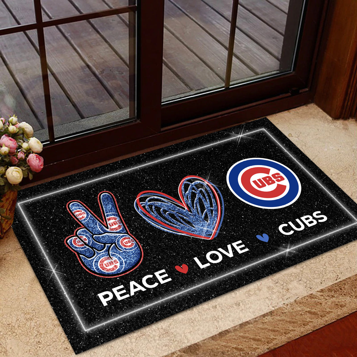 Peace, Love, CCGC - Anti Slip Indoor Doormat