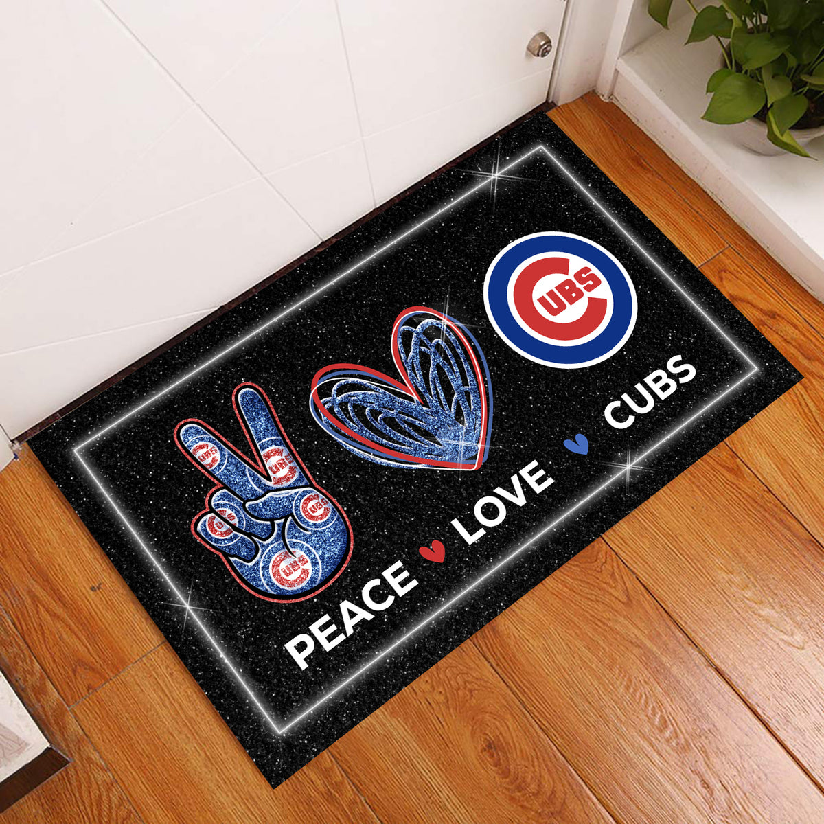 Peace, Love, CCGC - Anti Slip Indoor Doormat