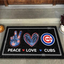 Peace, Love, CCGC - Anti Slip Indoor Doormat