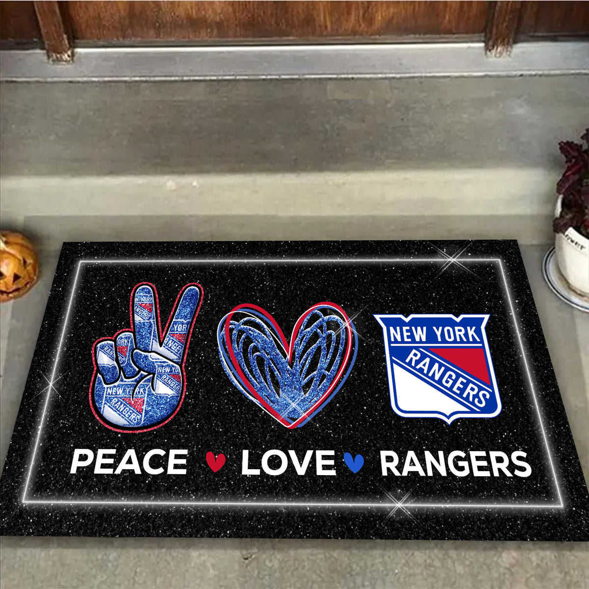 Peace, Love, NYRG - Anti Slip Indoor Doormat