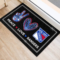 Peace, Love, NYRG - Anti Slip Indoor Doormat