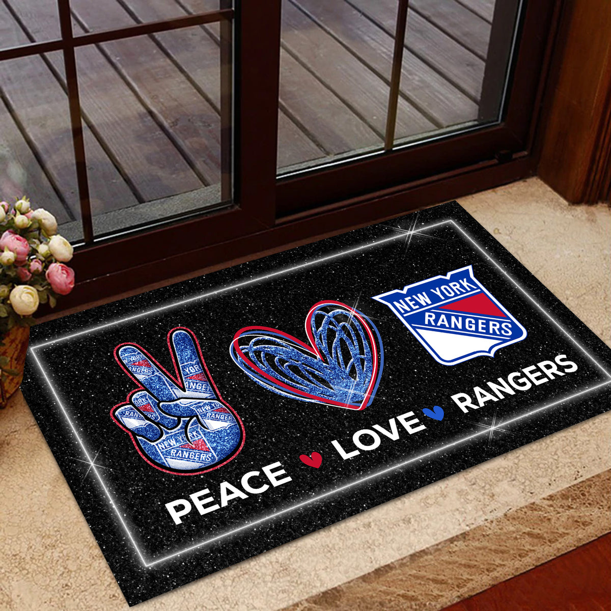 Peace, Love, NYRG - Anti Slip Indoor Doormat