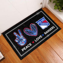 Peace, Love, NYRG - Anti Slip Indoor Doormat