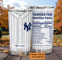Nutrition Facts Stainless Steel Tumbler - NYYK