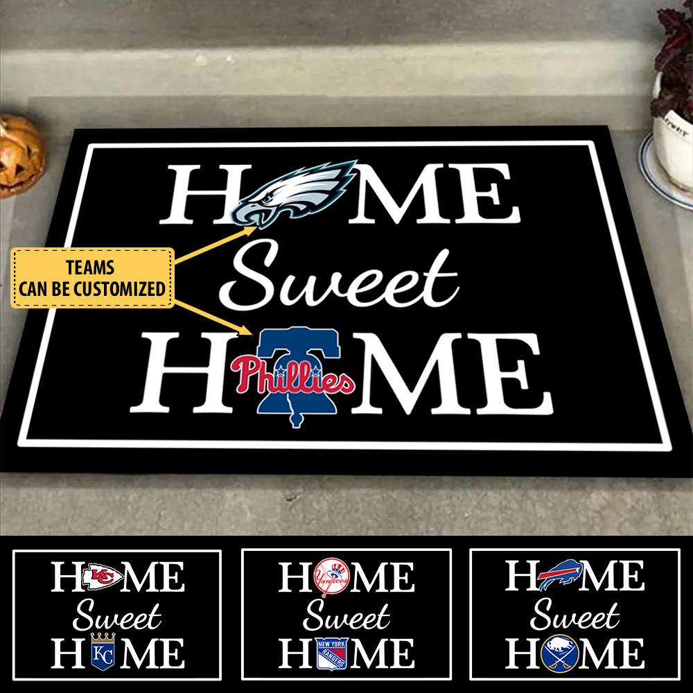 Home Sweet Home - Customized Doormat - Anti Slip Indoor Doormat (Vs16)