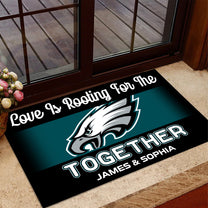 Love is Rooting for Together Doormat - Anti Slip Indoor Doormat - PLDPAEG