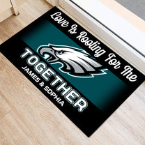 Love is Rooting for Together Doormat - Anti Slip Indoor Doormat - PLDPAEG
