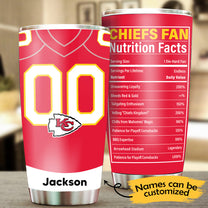 Nutrition Facts Stainless Steel Tumbler - KCC