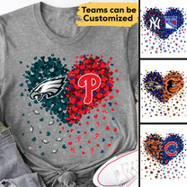 Just A Girl Loves Her Teams - Customized Shirt