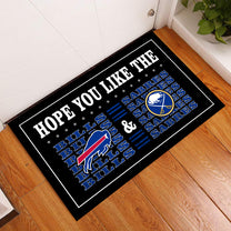 Hope You Like BFLB & BFLSB - Customized Doormat  - Anti Slip Indoor Doormat