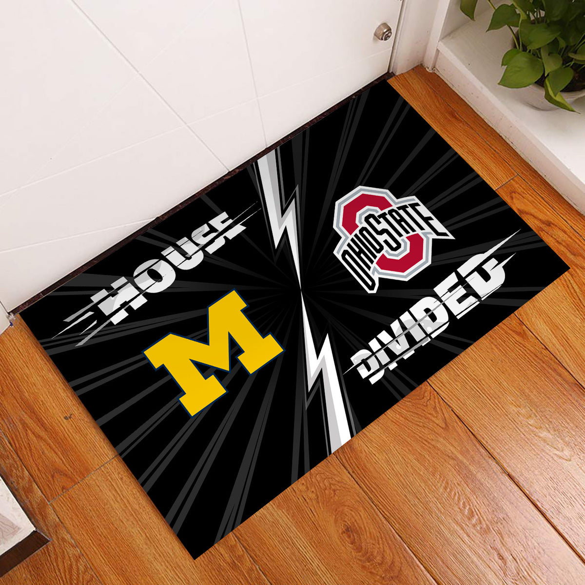 House Divided Doormat - Customized Doormat For Lisa Ann - Anti Slip Indoor Doormat