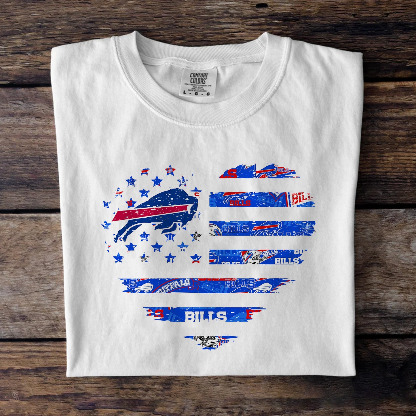 American Flag Heart Shirt - BFLB