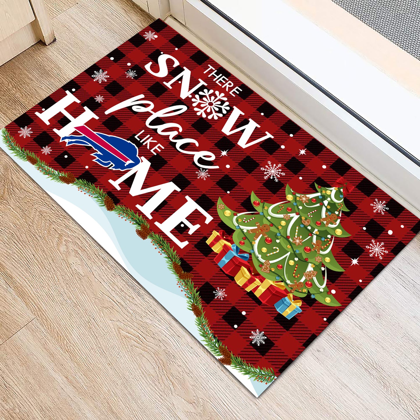 There Snow Place Like Home Doormat - Anti Slip Indoor Doormat - BFLB