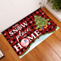 There Snow Place Like Home Doormat - Anti Slip Indoor Doormat - NYYK