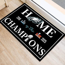 Home of The Champions Doormat - Anti Slip Indoor Doormat - PLDPAEG