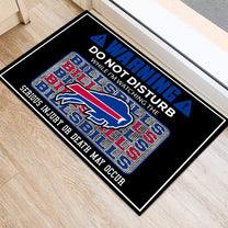 Warning Doormat - Anti Slip Indoor Doormat - BFLB