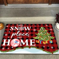 There Snow Place Like Home Doormat - Anti Slip Indoor Doormat - NYYK