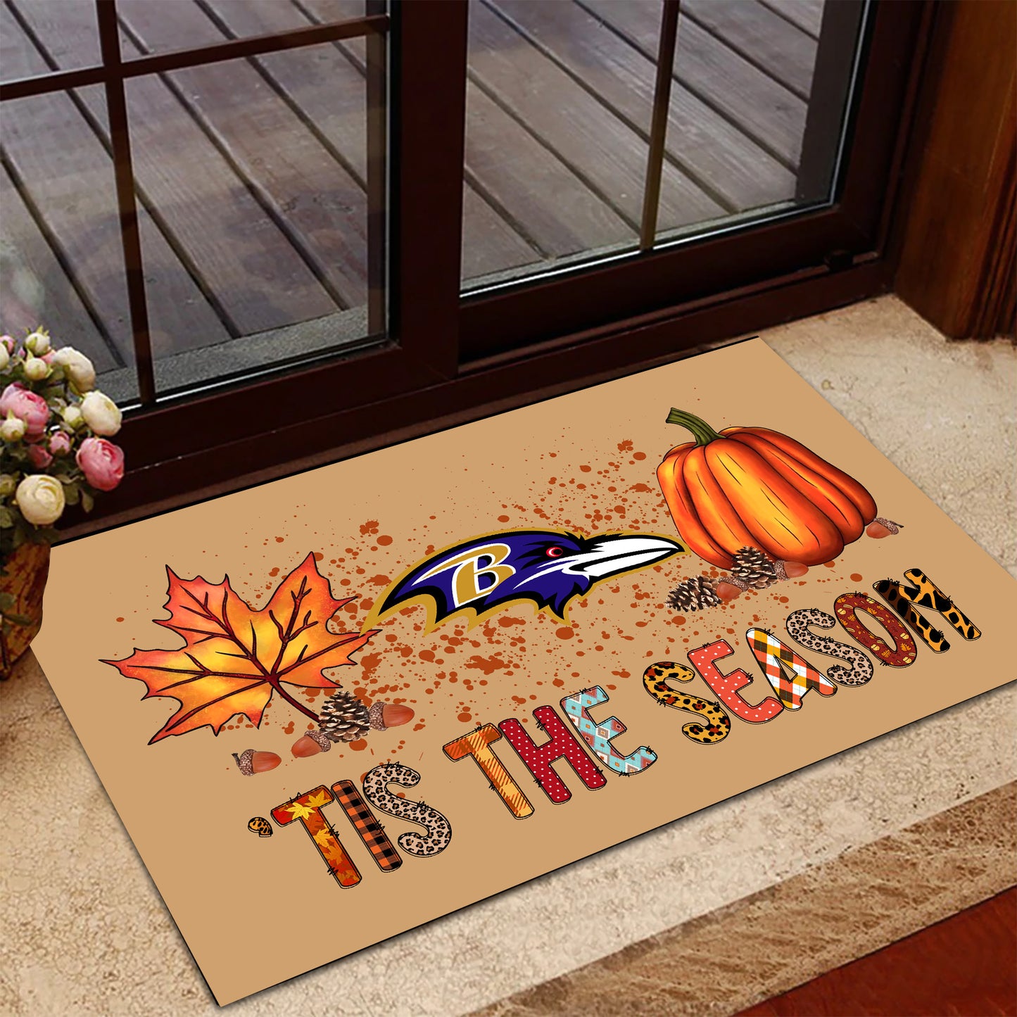 Anti Slip Indoor Doormat - 'Tis the Season Doormat - BTMRV