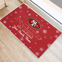 It's Merry AF In Here - Anti Slip Indoor Doormat - Customized Doormat SF49er