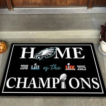 Home of The Champions Doormat - Anti Slip Indoor Doormat - PLDPAEG