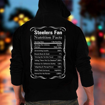 Fan Nutrition Facts Shirt - Customized Shirt - PBST