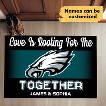 Love is Rooting for Together Doormat - Anti Slip Indoor Doormat - PLDPAEG