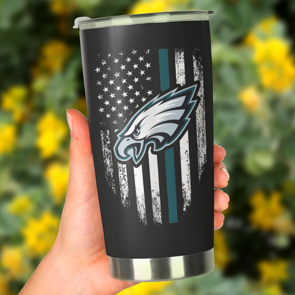 Just An Old Man Who Loves His Philadelphia Football Tumbler