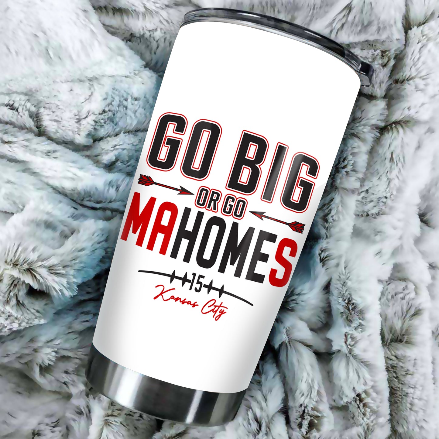 Go Big Or Go Mahomes Tumbler - Christmas Gift