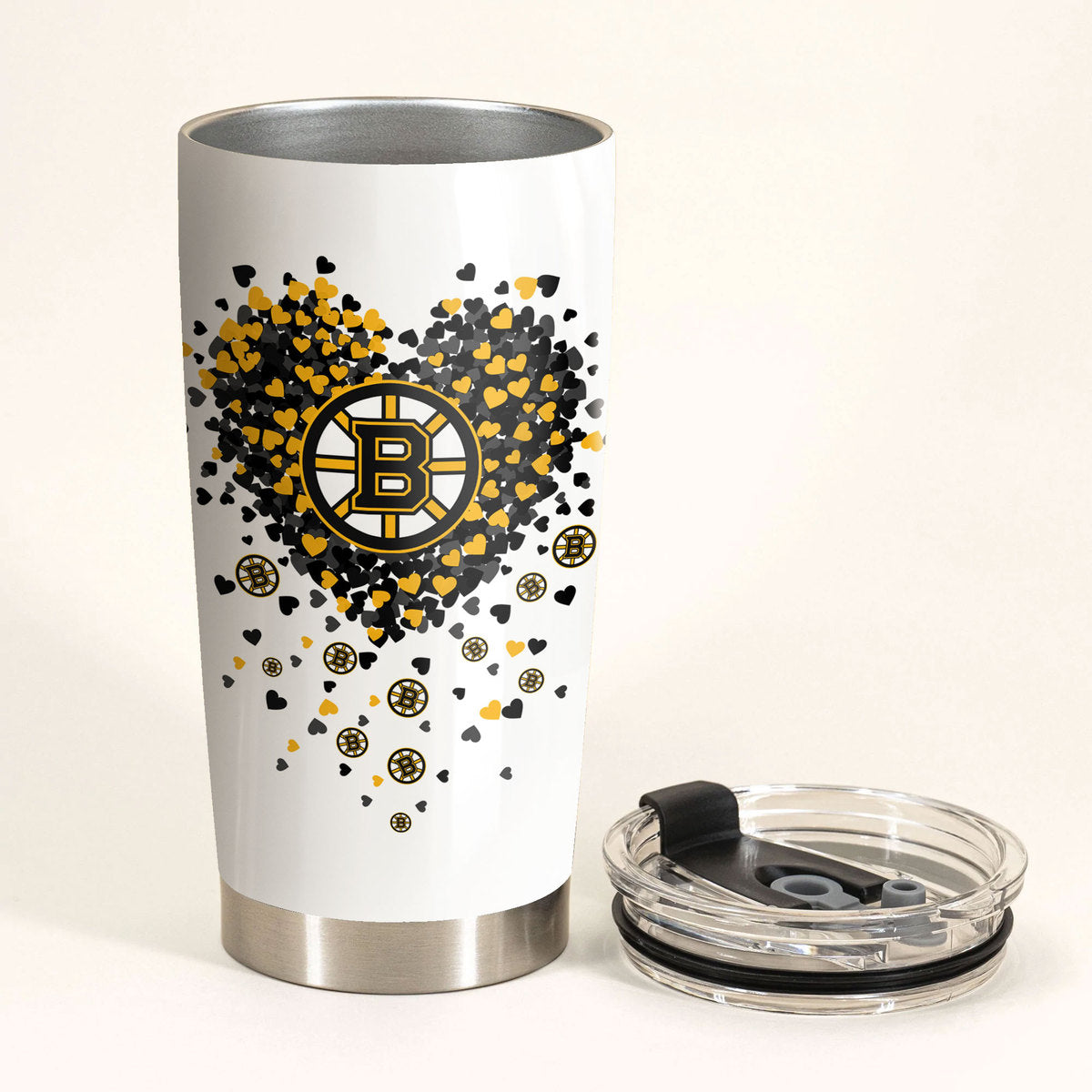 Just A Woman Who Loves Her Boston Hockey Tumbler