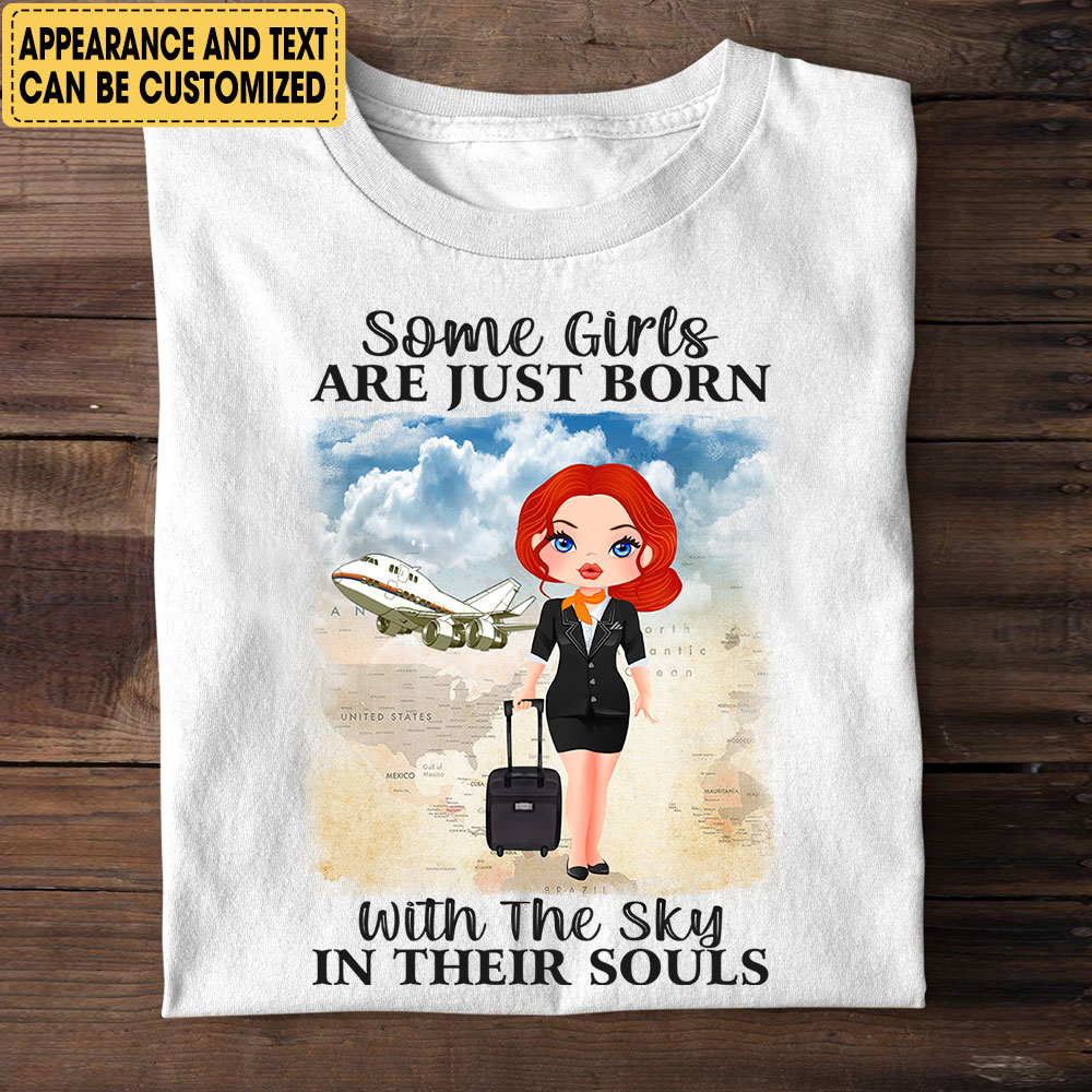 Personalized Flight Attendant Shirt